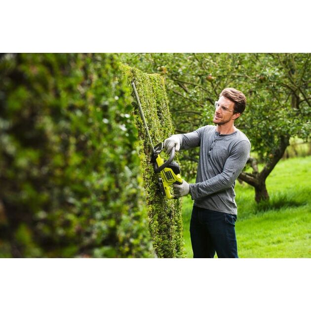 Ryobi Кусторіз ONE+ Hybrid RHT1850H25HS, 18В/220В 1х2.5А/г, шина 50см, крок срізу 22мм, фото , зображення 6 | SNABZHENIE.com.ua Ryobi Кусторіз ONE+ Hybrid RHT1850H25HS, 18В/220В 1х2.5А/г, шина 50см, крок срізу 22мм, фото , зображення 6 | SNABZHENIE.com.ua