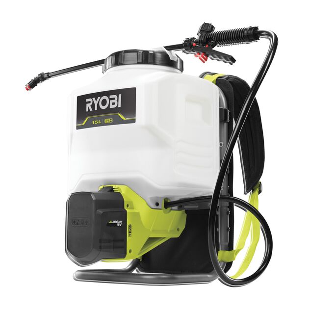 Ryobi Оприскувач ONE+ RY18BPSA-0 18В ранцевий, 15 л, 88 л/хв (без АКБ и ЗП), фото  | SNABZHENIE.com.ua