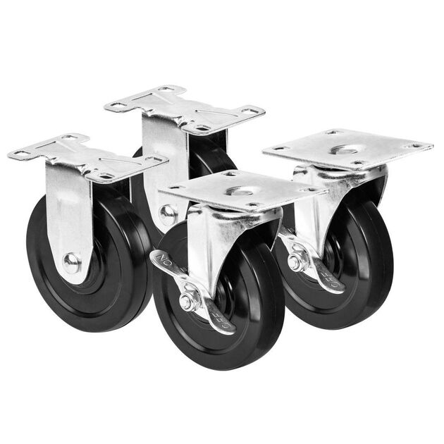 Колеса ПП 4x1 NEO 84-088 для мебели и оборудования, фото  | SNABZHENIE.com.ua