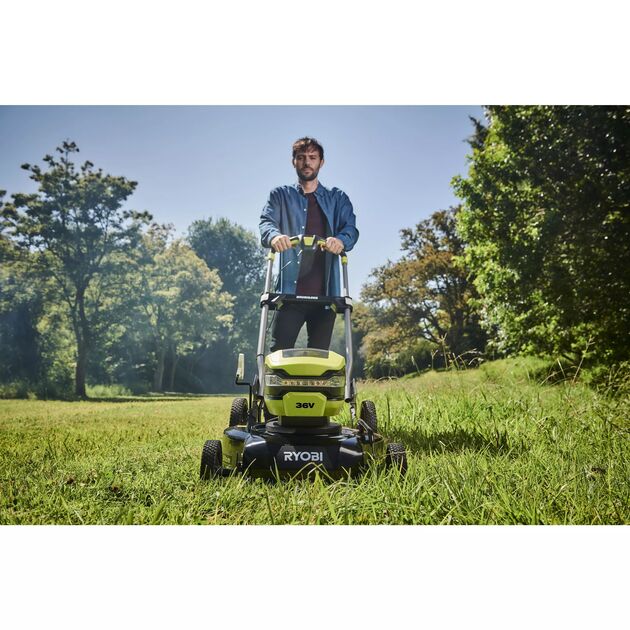 Ryobi Газонокосарка RY36LMMX51A-140 36В 1х4.0А/г, 51см, мульчування, безщітковий двигун, фото , зображення 4 | SNABZHENIE.com.ua Ryobi Газонокосарка RY36LMMX51A-140 36В 1х4.0А/г, 51см, мульчування, безщітковий двигун, фото , зображення 4 | SNABZHENIE.com.ua