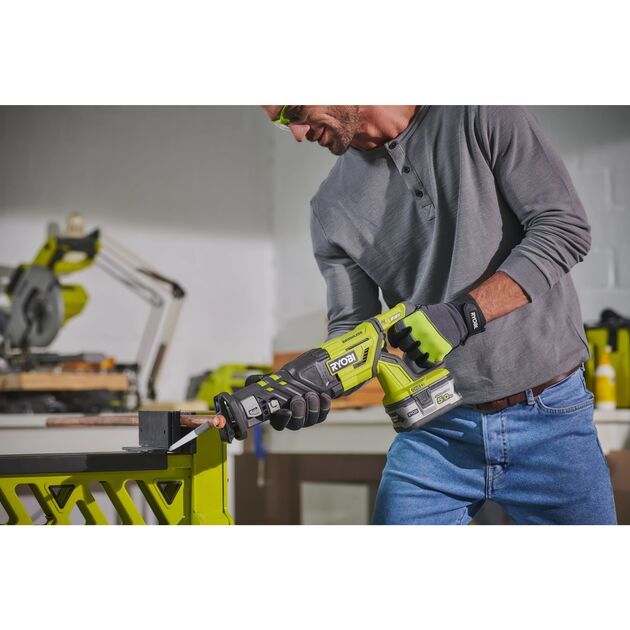 Ryobi Пила шабельна ONE+ R18RS7-0 18В, хід 30мм, 210мм, 3200 об/хв, безщіткова (без АКБ и ЗП), фото , зображення 5 | SNABZHENIE.com.ua Ryobi Пила шабельна ONE+ R18RS7-0 18В, хід 30мм, 210мм, 3200 об/хв, безщіткова (без АКБ и ЗП), фото , зображення 5 | SNABZHENIE.com.ua
