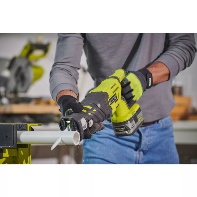 Ryobi Пила шабельна ONE+ R18RS7-0 18В, хід 30мм, 210мм, 3200 об/хв, безщіткова (без АКБ и ЗП), фото , зображення 8 | SNABZHENIE.com.ua Ryobi Пила шабельна ONE+ R18RS7-0 18В, хід 30мм, 210мм, 3200 об/хв, безщіткова (без АКБ и ЗП), фото , зображення 8 | SNABZHENIE.com.ua