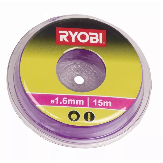 Ryobi Волосінь для тримера RAC101 1.6мм 15м фіолетова, фото , зображення 3 | SNABZHENIE.com.ua Ryobi Волосінь для тримера RAC101 1.6мм 15м фіолетова, фото , зображення 3 | SNABZHENIE.com.ua