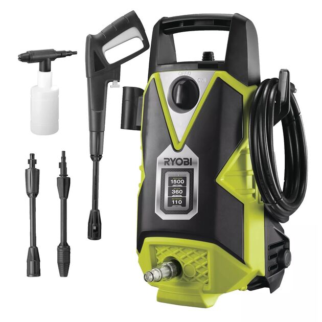 Ryobi Мийка високого тиску RPW110B 110Бар, 1500Вт, 360 л/год, фото  | SNABZHENIE.com.ua