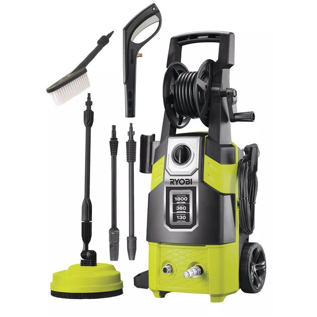 Ryobi Мийка високого тиску RPW130XRBB 130Бар,1800Вт, 380л/год, фото  | SNABZHENIE.com.ua