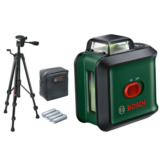 Лазерний нивелір Bosch UniversalLevel 360 Set з чохлом, батарейками, штативом 1,5 м (0603663E03), фото , зображення 4 | SNABZHENIE.com.ua