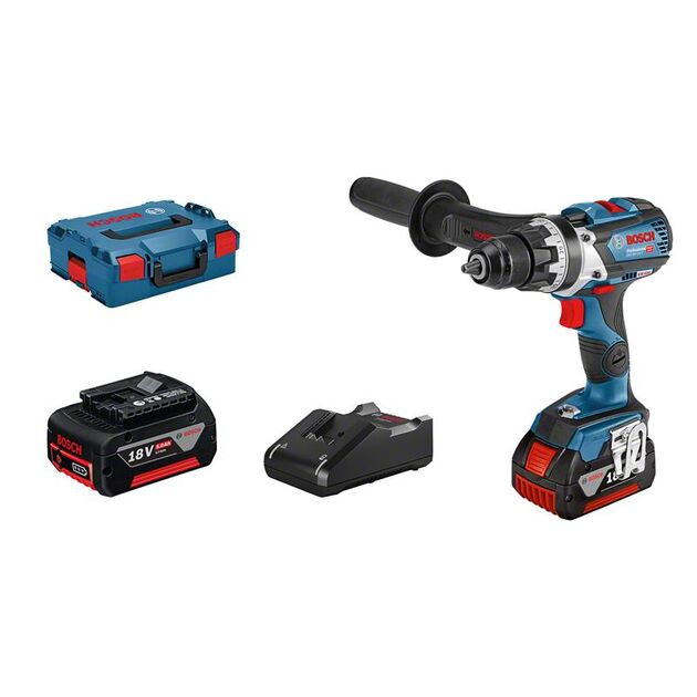 Bosch Professional GSR 18V-110 C, 2x5.0 Аг, L-BOXX 136, фото  | SNABZHENIE.com.ua