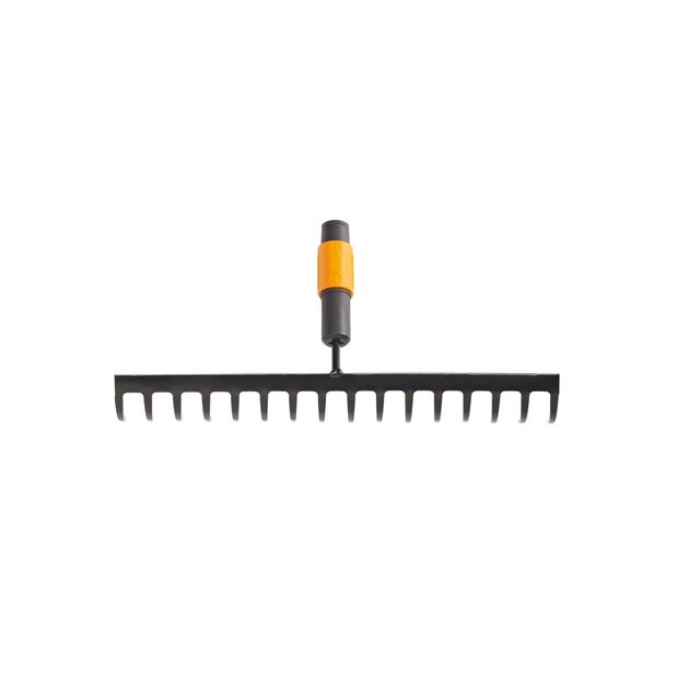 Fiskars Граблі-насадка QuikFit для ґрунту, 40см, 493г, 16 зубів, фото  | SNABZHENIE.com.ua