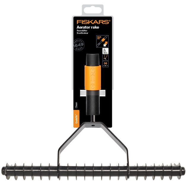 Fiskars Граблі-насадка QuikFit для грунту, 36,5см, 961г, фото , зображення 5 | SNABZHENIE.com.ua Fiskars Граблі-насадка QuikFit для грунту, 36,5см, 961г, фото , зображення 5 | SNABZHENIE.com.ua