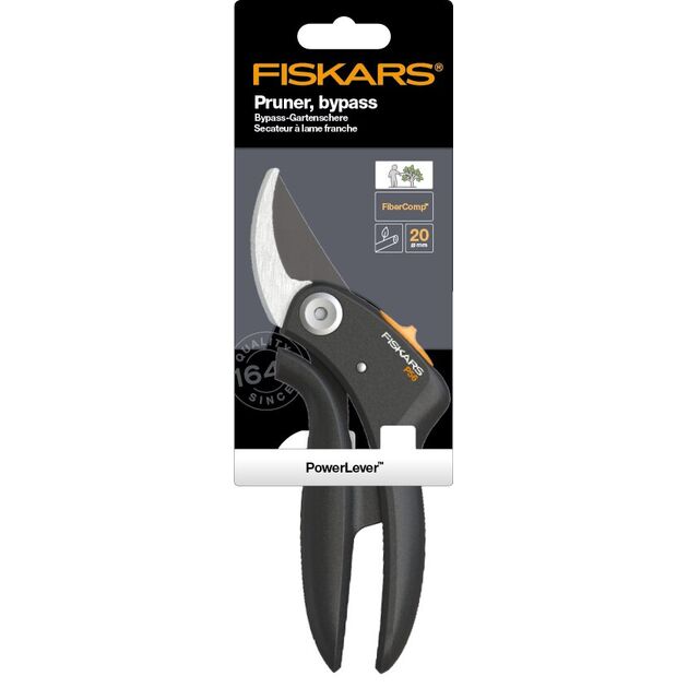 Fiskars Секатор площинний PowerLever  P56, фото , зображення 4 | SNABZHENIE.com.ua Fiskars Секатор площинний PowerLever  P56, фото , зображення 4 | SNABZHENIE.com.ua
