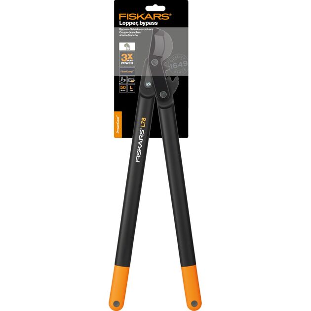 Fiskars Гілкоріз площинний посилений PowerGear L L78, фото , изображение 4 | SNABZHENIE.com.ua Fiskars Гілкоріз площинний посилений PowerGear L L78, фото , изображение 4 | SNABZHENIE.com.ua