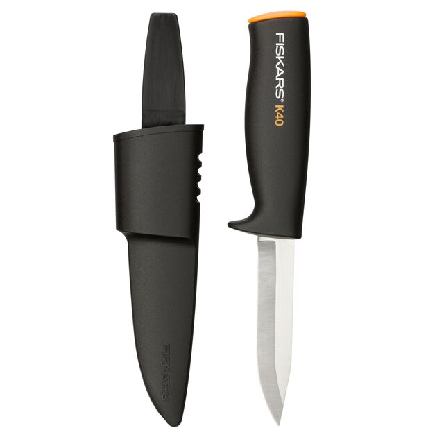 Fiskars Ніж загального призначення з чохлом K40, фото , зображення 4 | SNABZHENIE.com.ua Fiskars Ніж загального призначення з чохлом K40, фото , зображення 4 | SNABZHENIE.com.ua