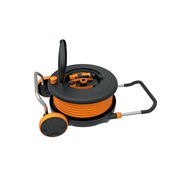 Fiskars Котушка зі шлангом (13мм) 30м з набором аксесуарів Watering L, фото  | SNABZHENIE.com.ua