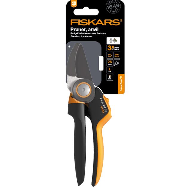 Fiskars Секатор контактний PowerGear PX93 L, фото , зображення 5 | SNABZHENIE.com.ua Fiskars Секатор контактний PowerGear PX93 L, фото , зображення 5 | SNABZHENIE.com.ua