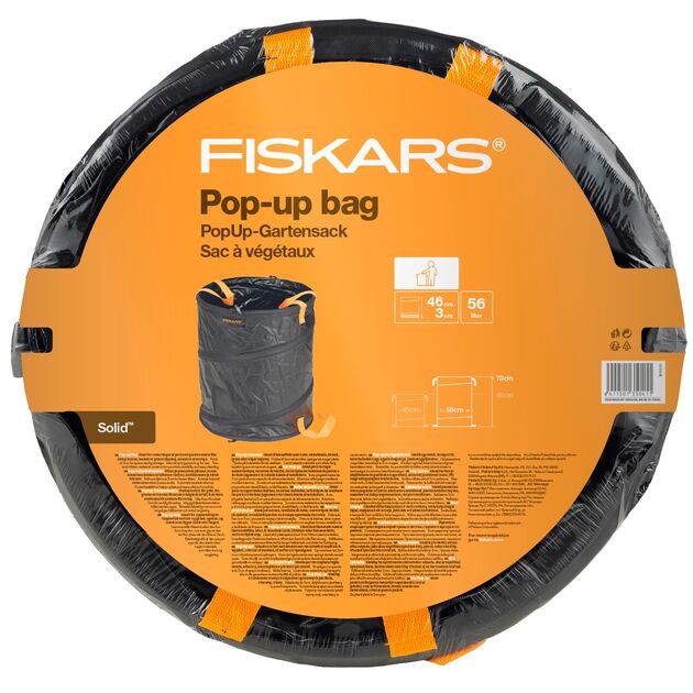 Fiskars Мішок садовий Solid складаний, круглий, 45 л, 46 см, 600г, фото , зображення 4 | SNABZHENIE.com.ua Fiskars Мішок садовий Solid складаний, круглий, 45 л, 46 см, 600г, фото , зображення 4 | SNABZHENIE.com.ua
