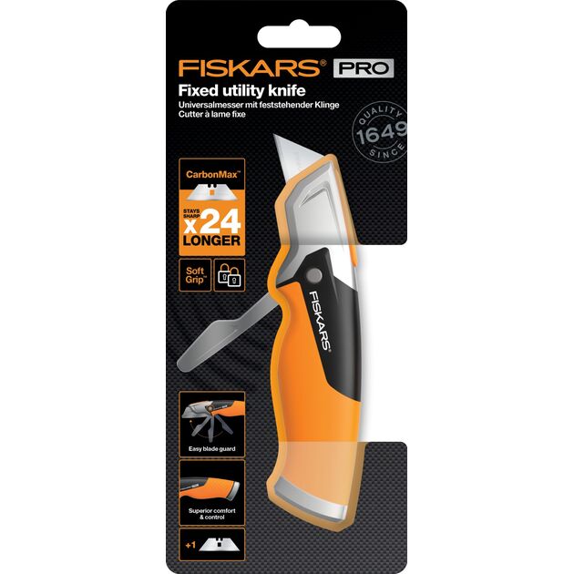 Fiskars Ніж з фіксованим лезом CarbonMax, фото , зображення 6 | SNABZHENIE.com.ua Fiskars Ніж з фіксованим лезом CarbonMax, фото , зображення 6 | SNABZHENIE.com.ua