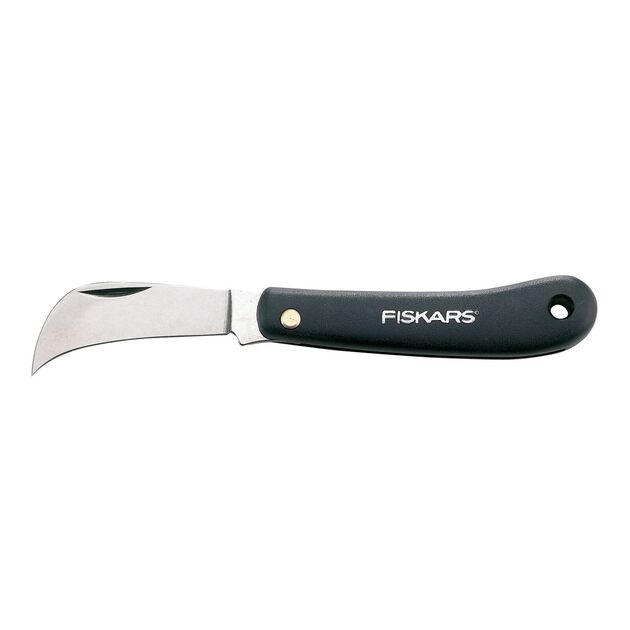 Fiskars Ніж для щеплення рослин K62 вигнутий, 17 см, 50г, фото , зображення 2 | SNABZHENIE.com.ua Fiskars Ніж для щеплення рослин K62 вигнутий, 17 см, 50г, фото , зображення 2 | SNABZHENIE.com.ua