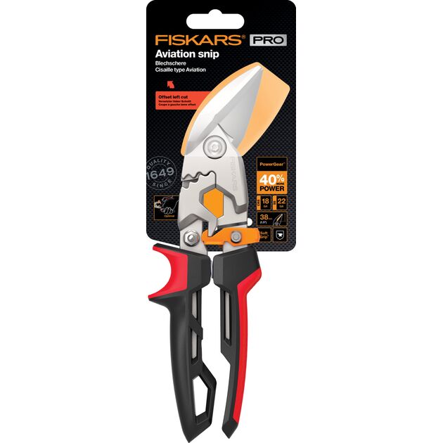 Fiskars Ножиці для металу посилені ліві PowerGear, фото , изображение 8 | SNABZHENIE.com.ua Fiskars Ножиці для металу посилені ліві PowerGear, фото , изображение 8 | SNABZHENIE.com.ua