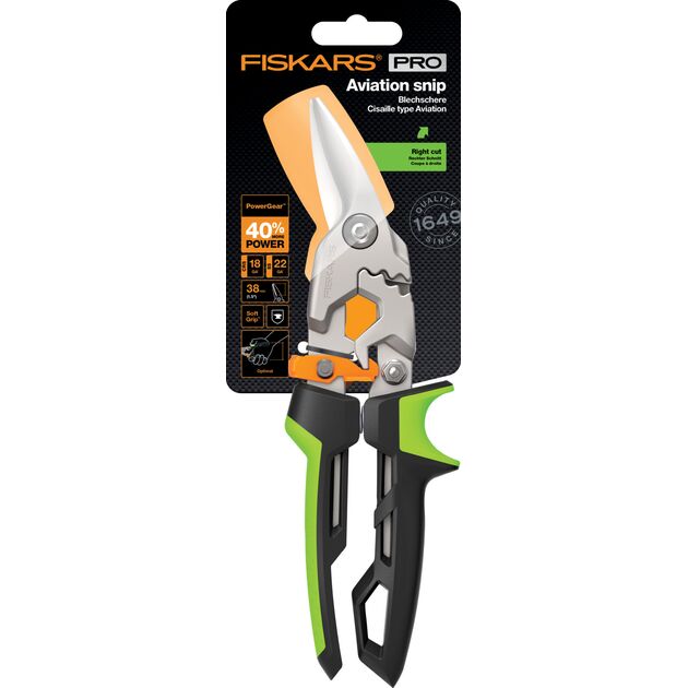 Fiskars Ножиці для металу праві PowerGear, фото , изображение 8 | SNABZHENIE.com.ua Fiskars Ножиці для металу праві PowerGear, фото , изображение 8 | SNABZHENIE.com.ua