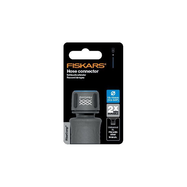 Fiskars Коннектор для шланга 13-15 мм (1/2” - 5/8”) FiberComp Watering, фото , изображение 8 | SNABZHENIE.com.ua Fiskars Коннектор для шланга 13-15 мм (1/2” - 5/8”) FiberComp Watering, фото , изображение 8 | SNABZHENIE.com.ua