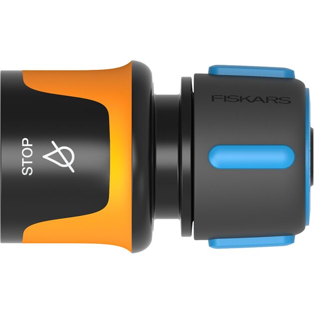 Fiskars Конектор для шлангу з аквастопом 13-15мм(1/2-5/8") Watering, фото  | SNABZHENIE.com.ua