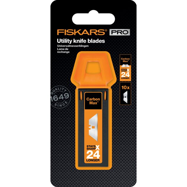 Fiskars Набір трапецієподібних лез 10 од. CarbonMax, фото , зображення 6 | SNABZHENIE.com.ua Fiskars Набір трапецієподібних лез 10 од. CarbonMax, фото , зображення 6 | SNABZHENIE.com.ua
