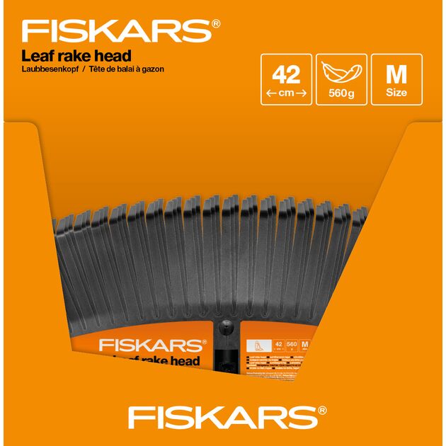Fiskars Граблі-насадка Solid M для листя, 21.5 см, 175г (для живця 1014913), фото , изображение 6 | SNABZHENIE.com.ua Fiskars Граблі-насадка Solid M для листя, 21.5 см, 175г (для живця 1014913), фото , изображение 6 | SNABZHENIE.com.ua
