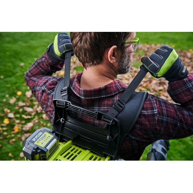 Ryobi Повітродувка ONE+ RY36BPXA-0 ранцева 36В, 232 км/ч, solo (без АКБ і ЗП), фото , зображення 5 | SNABZHENIE.com.ua Ryobi Повітродувка ONE+ RY36BPXA-0 ранцева 36В, 232 км/ч, solo (без АКБ і ЗП), фото , зображення 5 | SNABZHENIE.com.ua