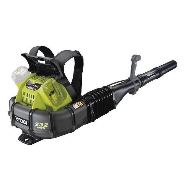 Ryobi Повітродувка ONE+ RY36BPXA-0 ранцева 36В, 232 км/ч, solo (без АКБ і ЗП), фото  | SNABZHENIE.com.ua