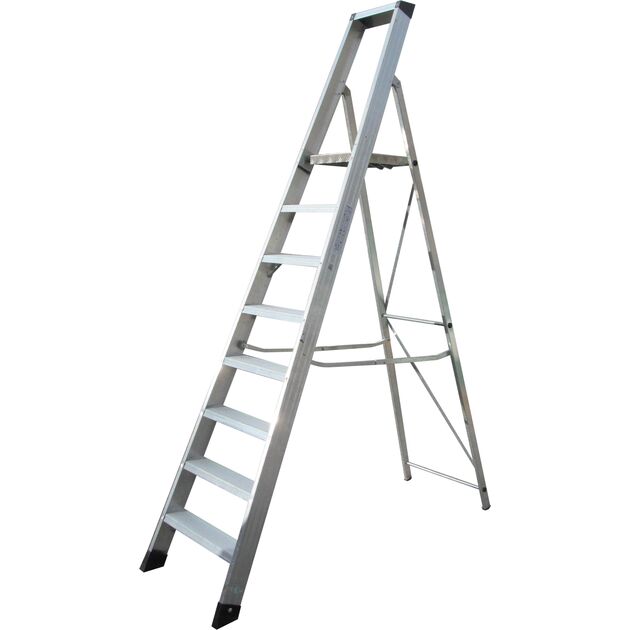 ELKOP Стремянка 8сх. верх.сх.-1,69м,проф. SHRP 8, фото , зображення 2 | SNABZHENIE.com.ua