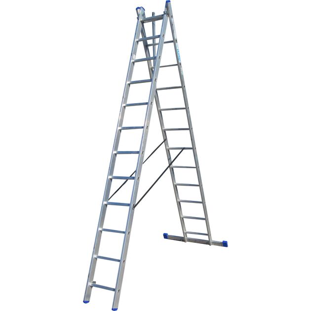 ELKOP Драбина 2-секц. розкл. 2*12сх. 3,2-5,29 VHR H, фото , зображення 2 | SNABZHENIE.com.ua ELKOP Драбина 2-секц. розкл. 2*12сх. 3,2-5,29 VHR H, фото , зображення 2 | SNABZHENIE.com.ua