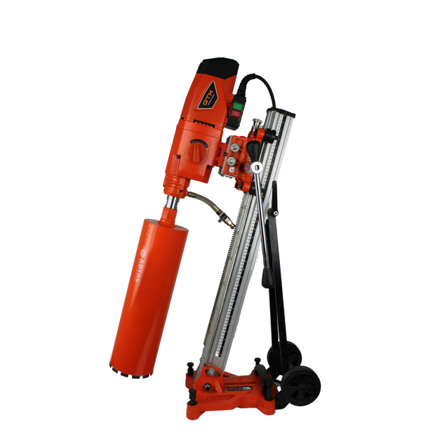 GTM Бурильна установка DK-250/2 4,8 кВт 500об/хв  зі стійкою та нахилом 45°, фото , изображение 2 | SNABZHENIE.com.ua GTM Бурильна установка DK-250/2 4,8 кВт 500об/хв  зі стійкою та нахилом 45°, фото , изображение 2 | SNABZHENIE.com.ua