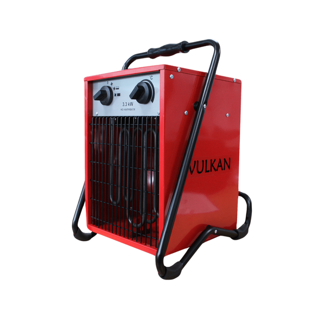 VULKAN Тепловентилятор 3кВт 220В TSE-33C 662 м3/год  регулювання потужності, фото  | SNABZHENIE.com.ua