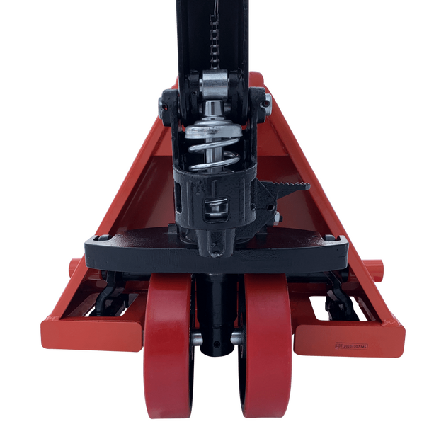 VULKAN Візок гідравлічний 2т/1150мм (рокла), колесо 200*50мм, колір-червоний, фото , зображення 2 | SNABZHENIE.com.ua VULKAN Візок гідравлічний 2т/1150мм (рокла), колесо 200*50мм, колір-червоний, фото , зображення 2 | SNABZHENIE.com.ua