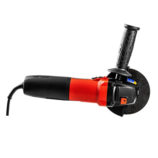 GTM Кутова шліфмашина 125мм AG125/1400VS 1400Вт, 2000-9000об/хв, М14, пл.пуск, фото , изображение 3 | SNABZHENIE.com.ua