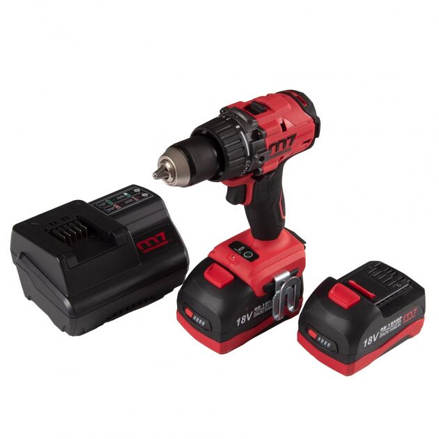 Mighty Seven Шурупокрут ак. 18В, 5Аг, DD-101, 2акк, LED, 90 Нм, 0-500/2000об/хв, патрон 1-13мм,  кейс, фото , зображення 3 | SNABZHENIE.com.ua