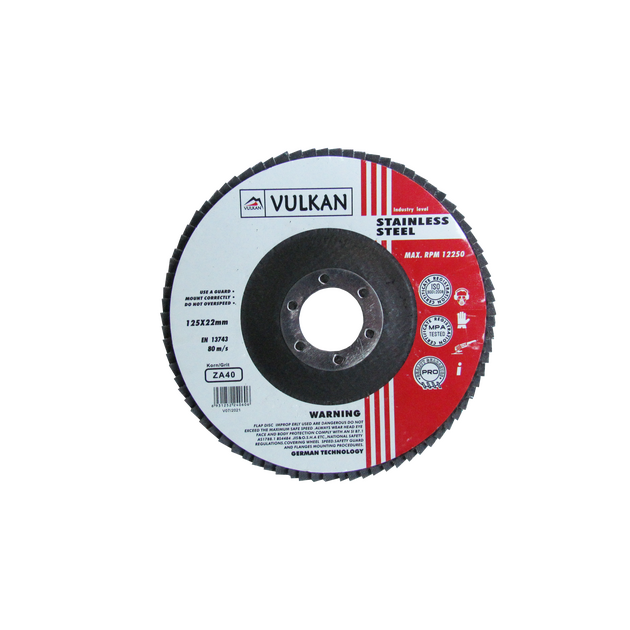 VULKAN Круг пелюстковий тарілчастий 125*22 P-40 нерж., фото  | SNABZHENIE.com.ua
