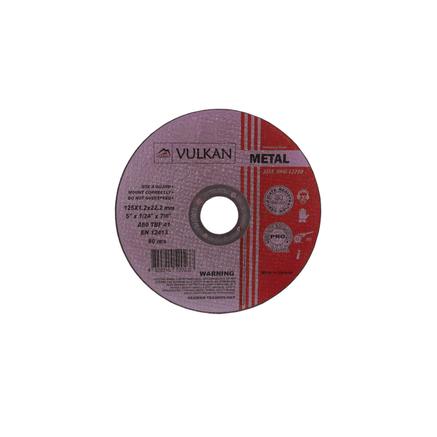 VULKAN Круг відрізний 125*1,2*22 (UA), фото  | SNABZHENIE.com.ua