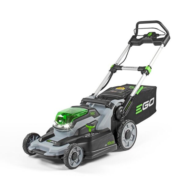 EGO Газонокосарка акум. LM2000E, 56В, ширина зрізу 49см, несамохідна, КАРКАС, фото  | SNABZHENIE.com.ua