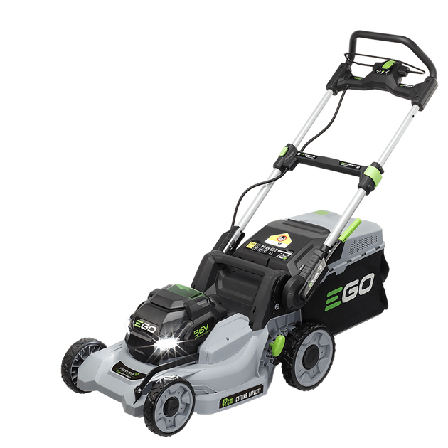 EGO Газонокосарка акум. LM1700E, 56В, ширина зрізу 42см, несамохідна, КАРКАС, фото  | SNABZHENIE.com.ua