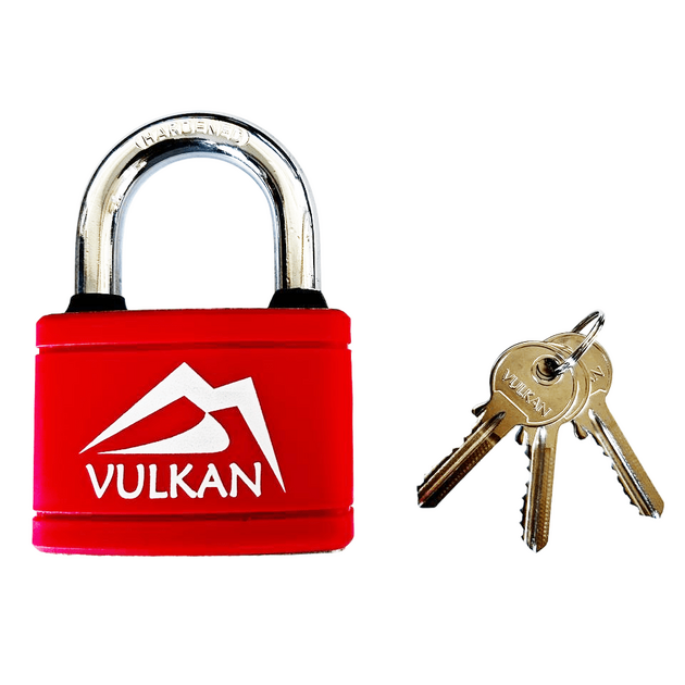 VULKAN Замок навісний PVC 75мм BX0175, фото  | SNABZHENIE.com.ua
