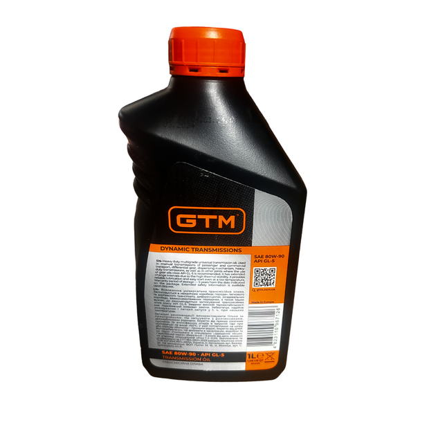 GTM Змазка 1л в коробку передач, трансміс. 80W90, фото , изображение 2 | SNABZHENIE.com.ua GTM Змазка 1л в коробку передач, трансміс. 80W90, фото , изображение 2 | SNABZHENIE.com.ua