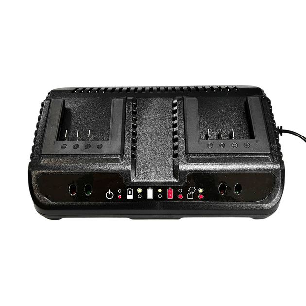 GTM Зарядний пристрій Ch40V/3A, 40В, 3А, 2порта, до акумуляторів B40V/4Аh Li-Ion, фото , изображение 2 | SNABZHENIE.com.ua GTM Зарядний пристрій Ch40V/3A, 40В, 3А, 2порта, до акумуляторів B40V/4Аh Li-Ion, фото , изображение 2 | SNABZHENIE.com.ua