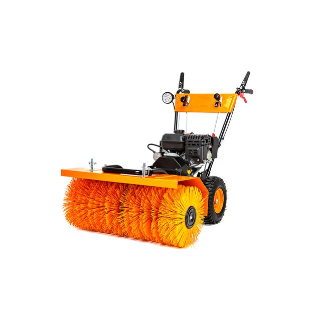 GTM Підмітальна машина бенз. SW800E, 6к.с., ширина щітки 800мм, діаметр 345мм, 5вперед/2назад, електростарт, фото  | SNABZHENIE.com.ua
