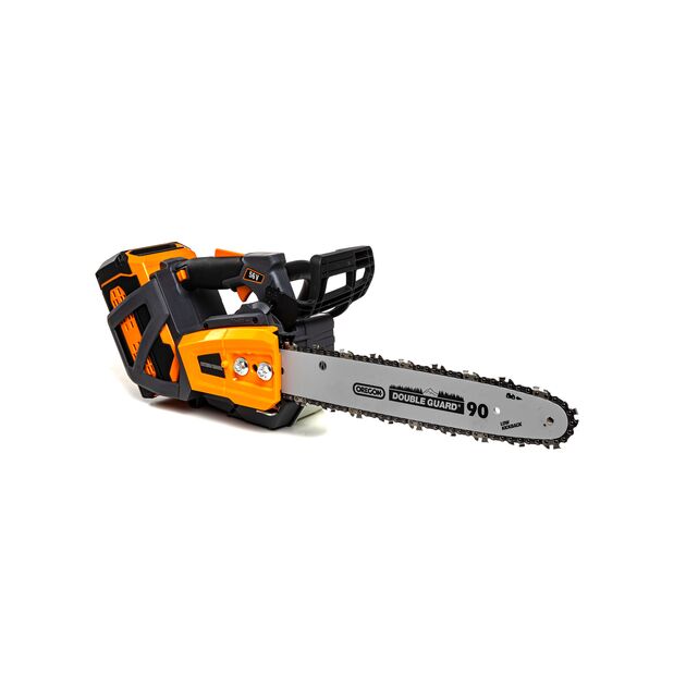 GTM Пила ланцюгова акум. CSTH56/1800BL KIT, 56В, шина 35см, лан, 3/8P, 1,1мм, акум. 2,5А*год + зарядний пристрій, фото , изображение 5 | SNABZHENIE.com.ua GTM Пила ланцюгова акум. CSTH56/1800BL KIT, 56В, шина 35см, лан, 3/8P, 1,1мм, акум. 2,5А*год + зарядний пристрій, фото , изображение 5 | SNABZHENIE.com.ua