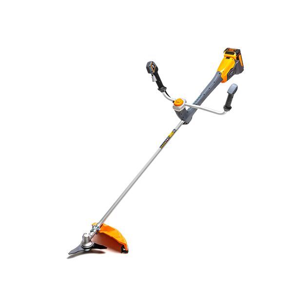 GTM Кущоріз акум. BC56/1800BL KIT, 56В, ширина косіння 25/42см, ніж + косильна головка, акум. 4А*год + зарядний пристрій, фото  | SNABZHENIE.com.ua