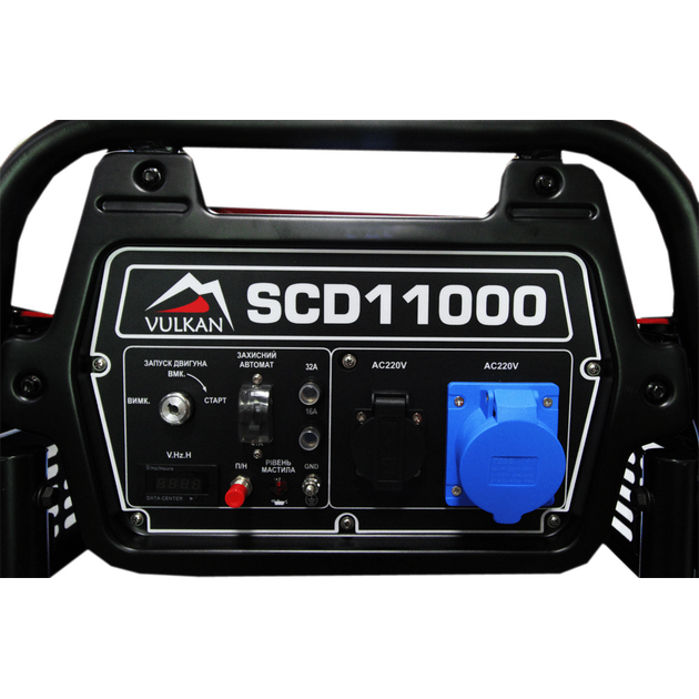 VULKAN Генераторна установка SCD11000 дизель 1ф 9кВт ел.старт, 18л, колеса, фото , изображение 6 | SNABZHENIE.com.ua VULKAN Генераторна установка SCD11000 дизель 1ф 9кВт ел.старт, 18л, колеса, фото , изображение 6 | SNABZHENIE.com.ua