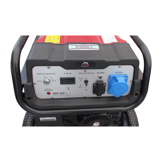 VULKAN Генераторна установка SC6000E-II 1ф 5,0кВт, ел.старт, бак-25л, колеса, фото , изображение 6 | SNABZHENIE.com.ua VULKAN Генераторна установка SC6000E-II 1ф 5,0кВт, ел.старт, бак-25л, колеса, фото , изображение 6 | SNABZHENIE.com.ua
