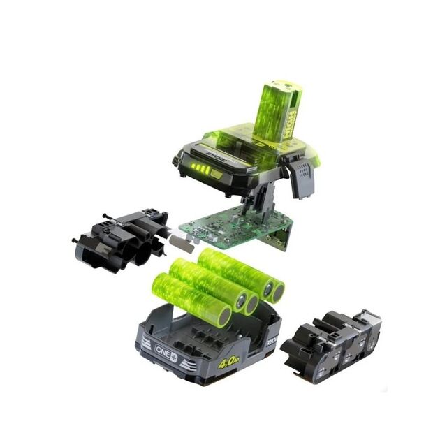 Аккумулятор RYOBI RB1840T ONE+ 18В (4Ач), фото , зображення 7 | SNABZHENIE.com.ua Аккумулятор RYOBI RB1840T ONE+ 18В (4Ач), фото , зображення 7 | SNABZHENIE.com.ua