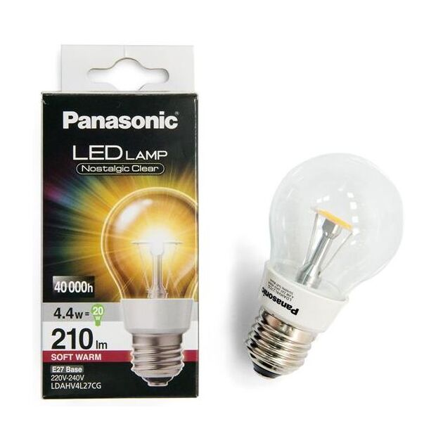 Panasonic LED Nostalgic 4.4W (30W) 2700K E27, фото , зображення 3 | SNABZHENIE.com.ua